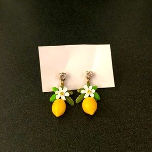 J. Crew lemon drop earrings